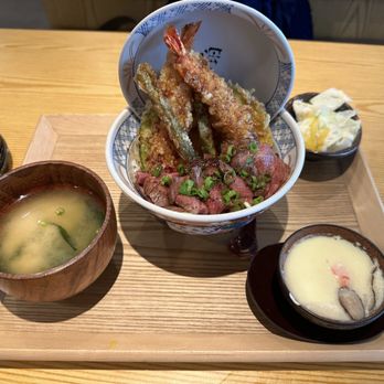 Tendon Kohaku - The combo set - Japanese Near Me - Bellevue, Washington