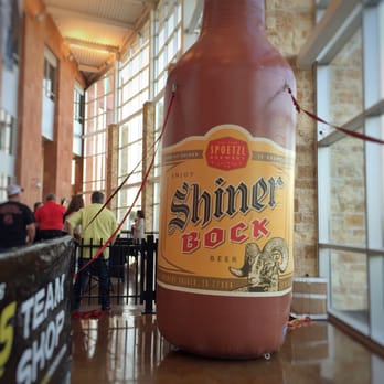 H-E-B Center at Cedar Park - Main entrance with big Shiner Bock bottle - Stadiums & Arenas Near Me - Cedar Park, Texas