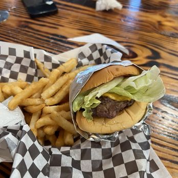 Auggie's Draft Room - Auggies Jr cheeseburger. - Sports Bars Near Me - Saint Augustine, Florida