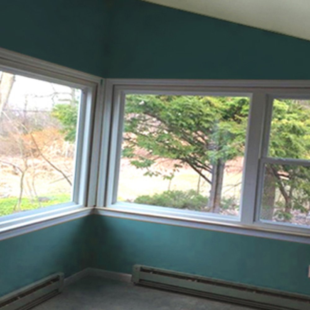 Indiana Window & Siding - AFTER: Our living room. Beautiful windows by Indiana Window and Siding. Beautiful paint job by Thomas! - Windows Installation Near Me Indiana Window & Siding - AFTER: Our living room. Beautiful windows by Indiana Window and Siding. Beautiful paint job by Thomas! - Windows Installation Near Me