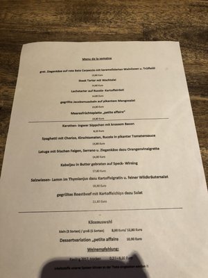 Menu photo 1 Petite Affaire Ratingen, NW Menu photo 1 Petite Affaire Ratingen, NW