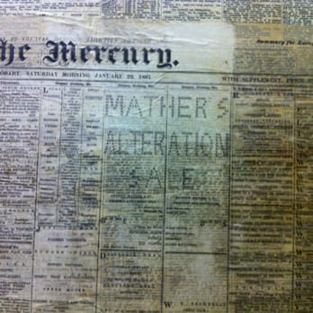 Blue Eye Seafood Restaurant - I forgot to take pics of the food, but the (ladies) bathroom  is papered with old local newspapers. Nice touch for a fish shop. - Seafood Near Me - Battery Point, TAS