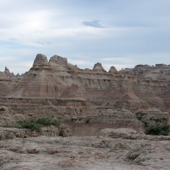 Badlands National Park - View from Doors Trail at dusk. - Parks Near Me - Interior, South Dakota