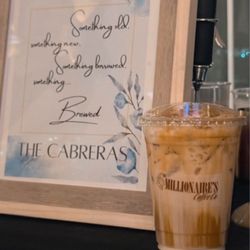 The Millionaire’s Coffee - Forgot to mention they do events too! This was for a wedding reception and they were a hit!