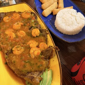 La Fogata Restaurant - Steak with Rice and Yuca Fries - Colombian Near Me - Rahway, New Jersey La Fogata Restaurant - Steak with Rice and Yuca Fries - Colombian Near Me - Rahway, New Jersey