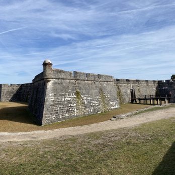 Castillo de San Marcos - Outside of the fort. - Landmarks & Historical Buildings Near Me - Saint Augustine, Florida