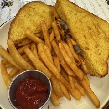 Honeybees - Honey buffalo chicken with fries (a must try)!!! - Coffee & Tea Near Me - San Diego, California Honeybees - Honey buffalo chicken with fries (a must try)!!! - Coffee & Tea Near Me - San Diego, California