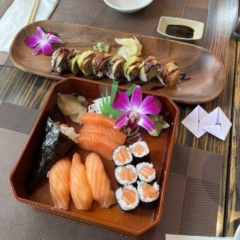 Takeshi Sushi - CS5. Dragon Roll and SU4. Salmon Lover - Sushi Bars Near Me - Arlington, Virginia Takeshi Sushi - CS5. Dragon Roll and SU4. Salmon Lover - Sushi Bars Near Me - Arlington, Virginia
