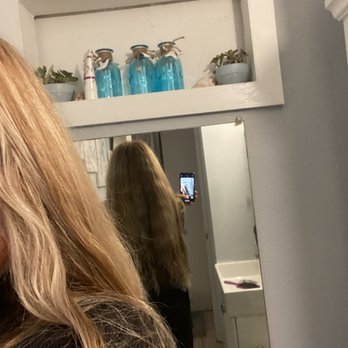 Aqua Beauty Lounge - I asked for highlights and hair cut, very dissatisfied, and I got charged a lot $530 and my hair ended up damage , uneven haircut - Hair Salons Near Me - Half Moon Bay, California Aqua Beauty Lounge - I asked for highlights and hair cut, very dissatisfied, and I got charged a lot $530 and my hair ended up damage , uneven haircut - Hair Salons Near Me - Half Moon Bay, California