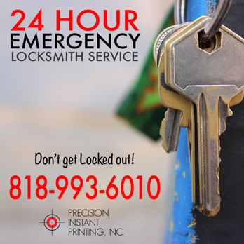 Precision Instant Printing - 24 Hour Emergency Locksmith Services! Call Anytime. - Printing Services Near Me - Northridge, California Precision Instant Printing - 24 Hour Emergency Locksmith Services! Call Anytime. - Printing Services Near Me - Northridge, California