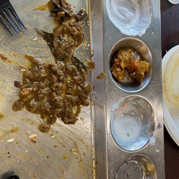 Cafe Tazza - Small Portion out of of tons of excessive onions in chettinad curry. - Bakeries Near Me - Dublin, California