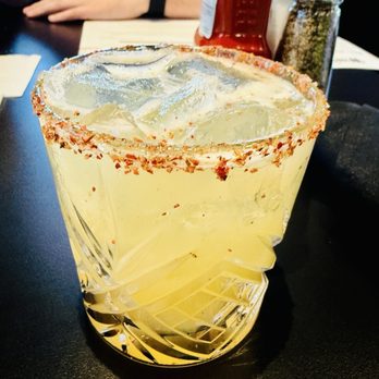 The Winston - Chip-otle off the old block: blanco tequila, pineapple rum, chipotle pineapple syrup, fresh lime, tajin rim - New American Near Me - Edmond, Oklahoma The Winston - Chip-otle off the old block: blanco tequila, pineapple rum, chipotle pineapple syrup, fresh lime, tajin rim - New American Near Me - Edmond, Oklahoma