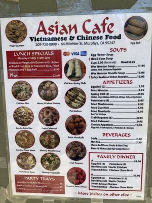 Menu photo 8 The Asian Cafe Murphys, CA