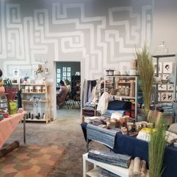 Gravesco - A view from the next retail room over and a peek into the back room where students are creating morel mushrooms