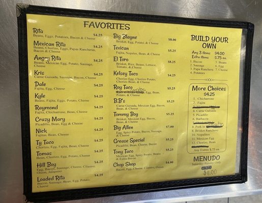 Menu photo 2 Ritas Famous Tacos 2 Ingram, TX Menu photo 2 Ritas Famous Tacos 2 Ingram, TX