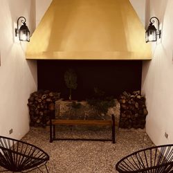 Hotel Clandestino - Inside seating area.