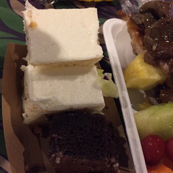 Germaine's Luau - Vanilla and chocolate cake. - Hawaiian Near Me - Kapolei, Hawaii