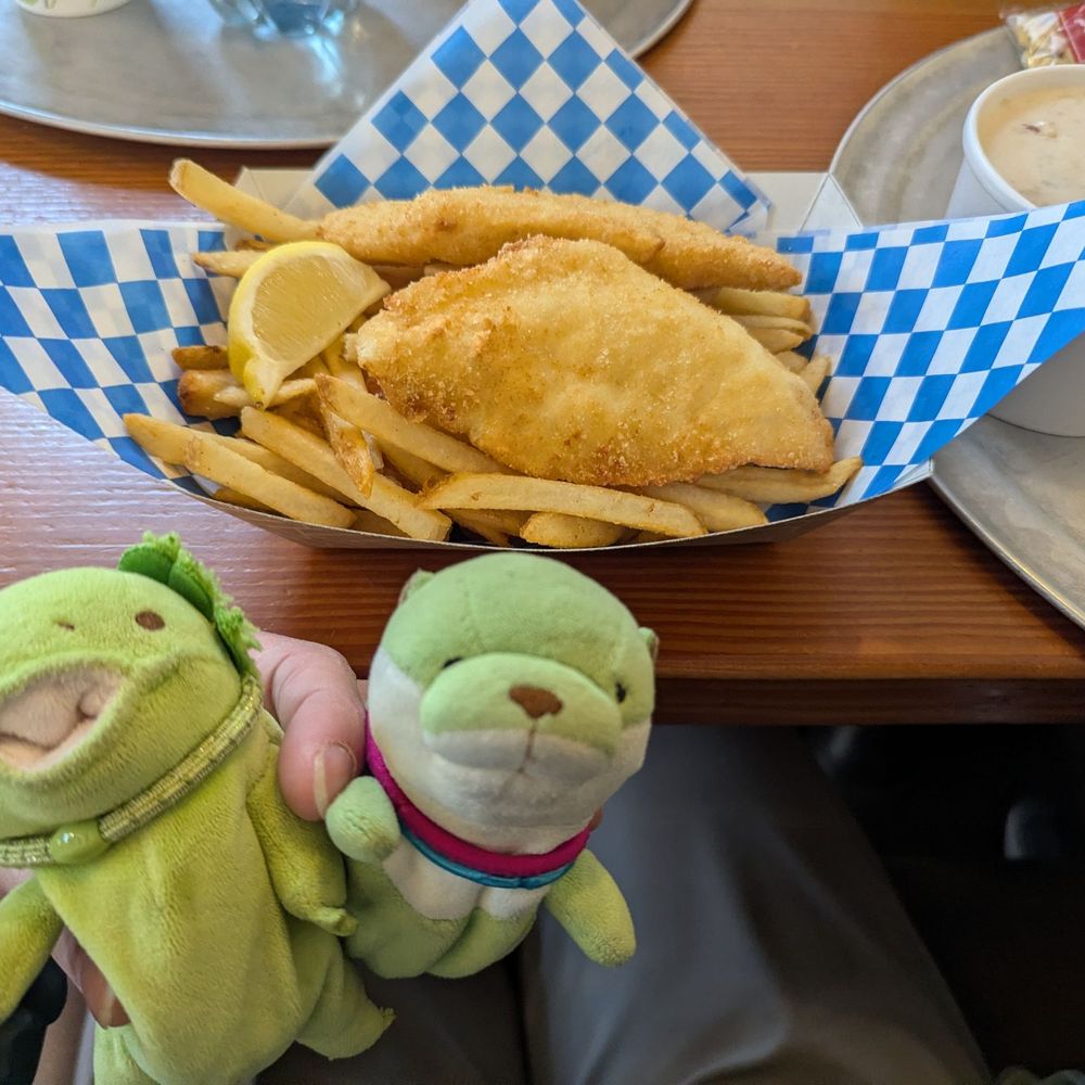 Fish and chips Fish and chips