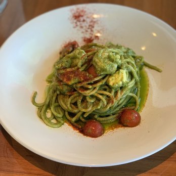 Rigo - Pesto Genovese with Prawns & Avocado. ($16) - Spanish Near Me - Honolulu, Hawaii Rigo - Pesto Genovese with Prawns & Avocado. ($16) - Spanish Near Me - Honolulu, Hawaii