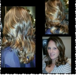 Posh Salon 104 - After my new cut and color with Mindy!
