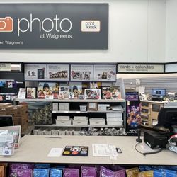 In-store photo printing kiosk.
