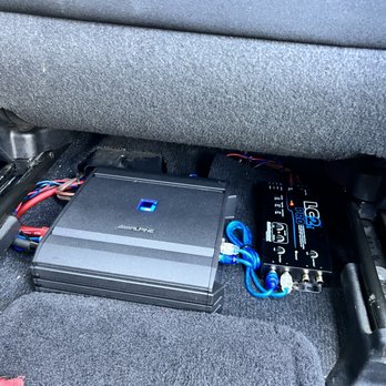 ProTint - Alpine S-A60M + LC2i Pro under passenger seat - Car Stereo Installation Near Me - Temple City, California ProTint - Alpine S-A60M + LC2i Pro under passenger seat - Car Stereo Installation Near Me - Temple City, California