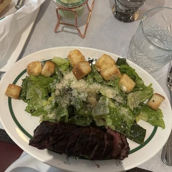 Bar Angie - Caesar salad with hanger steak - Bars Near Me - Washington, DC, District of Columbia