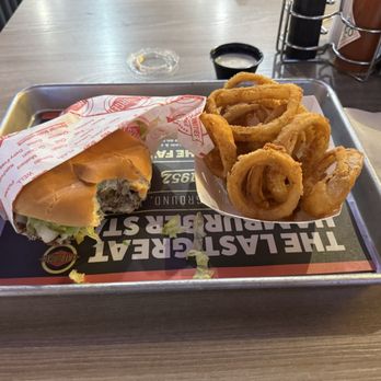 Fatburger & Buffalo's Express - My Original Fatburger with rings! - Burgers Near Me - Cave Creek, Arizona