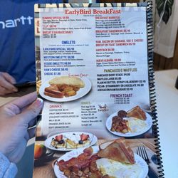 Early Bird - Breakfast Menu