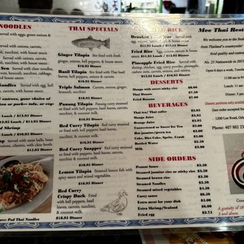 Mee Thai Restaurant - Menu page 2 - Thai Near Me - Orlando, Florida Mee Thai Restaurant - Menu page 2 - Thai Near Me - Orlando, Florida