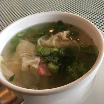 Bhan Baitong - Free soup with lunch special. Wonton soup! - Thai Near Me - Lake Forest, California