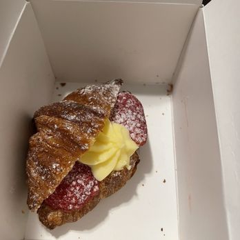 Paris Baguette - Raspberry Almond Croissant - Bakeries Near Me - Chicago, Illinois
