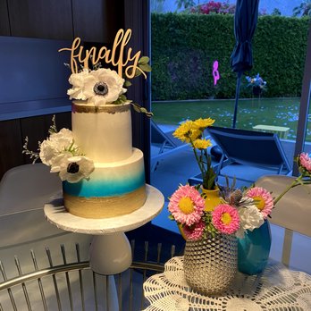 Exquisite Desserts - 2-tier cake, perfect for a smaller gathering! - Bakeries Near Me - Palm Desert, California Exquisite Desserts - 2-tier cake, perfect for a smaller gathering! - Bakeries Near Me - Palm Desert, California