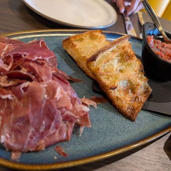 Puerta del Sol - Serrano ham with bread and dip - Tapas/Small Plates Near Me - San Jose, California