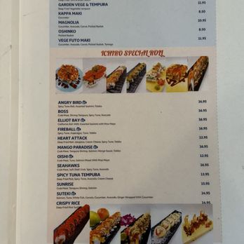 Ichiro Sushi and Teriyaki - Menu - Sushi Bars Near Me - Seattle, Washington Ichiro Sushi and Teriyaki - Menu - Sushi Bars Near Me - Seattle, Washington