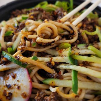 Peng's Noodle Folk - Hot and Tingly Beef Mince Banmen - Chinese Near Me - New York, New York Peng's Noodle Folk - Hot and Tingly Beef Mince Banmen - Chinese Near Me - New York, New York
