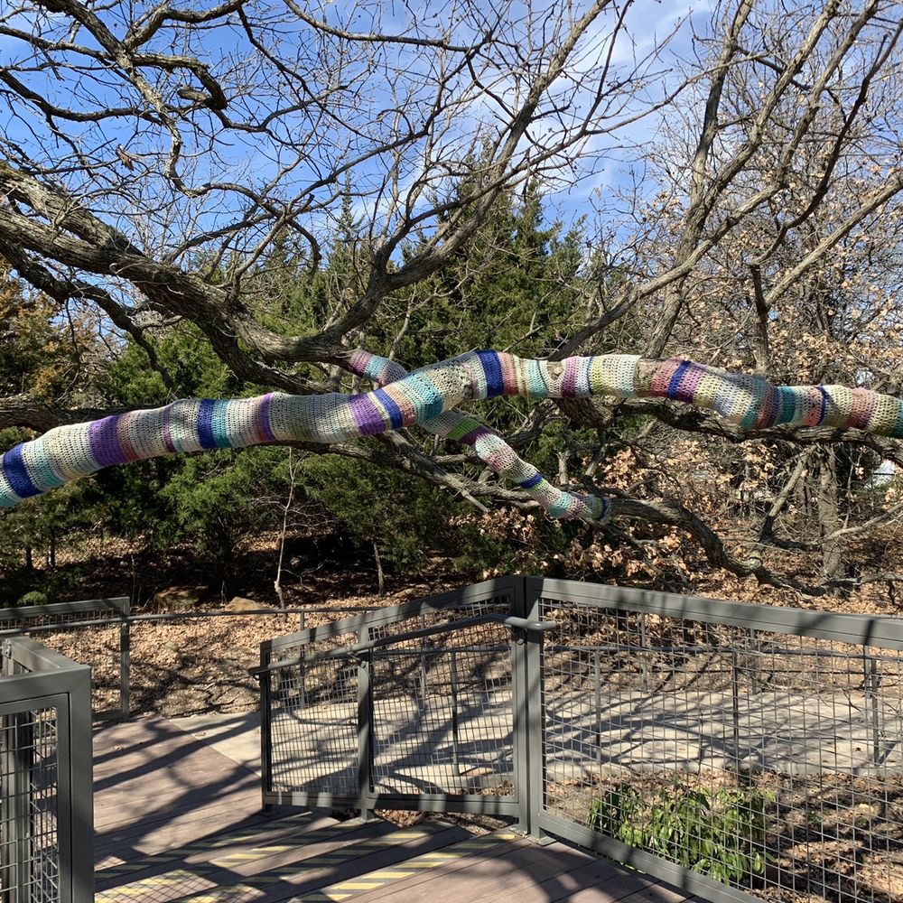 Tulsa Botanic Garden - In kid's area - Botanical Gardens Near Me - Tulsa, Oklahoma