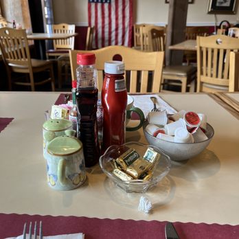Nook and Kranny Kafe - Table covered with trinkets and conversation starters. - Breakfast & Brunch Near Me - Phoenixville, Pennsylvania Nook and Kranny Kafe - Table covered with trinkets and conversation starters. - Breakfast & Brunch Near Me - Phoenixville, Pennsylvania