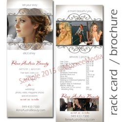 MoxxeeMedia - rack card, beauty menu