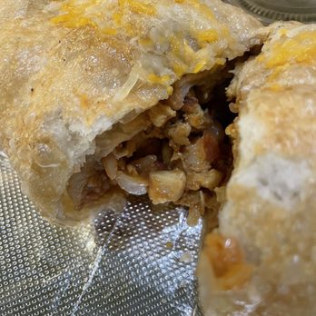 Amelias Mexican Kitchen - Inside of grilled chicken chimichanga - Mexican Near Me - Tucson, Arizona