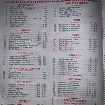 Hop Feng 2 - menu - Chinese Near Me - Charlotte, North Carolina