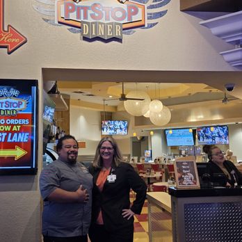 Pit Stop Diner - Two Fabulous Staffs HEAD Chef Tim and Manager Tricia:) - Diners Near Me - Cabazon, California Pit Stop Diner - Two Fabulous Staffs HEAD Chef Tim and Manager Tricia:) - Diners Near Me - Cabazon, California