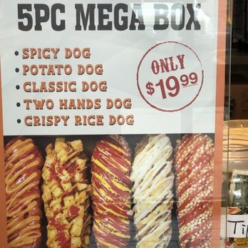 Two Hands Seoul Fresh Corn Dogs - Mega box deal... - Hot Dogs Near Me - Flagstaff, Arizona Two Hands Seoul Fresh Corn Dogs - Mega box deal... - Hot Dogs Near Me - Flagstaff, Arizona