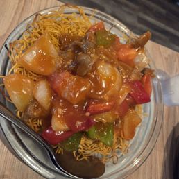 Tomato beef chow mein crispy noodle Tomato beef chow mein crispy noodle