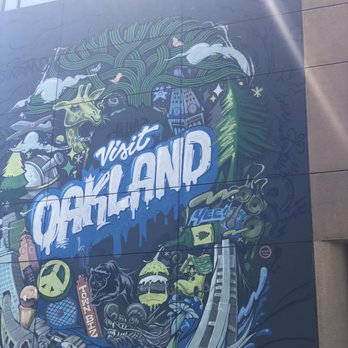 Visit Oakland Mural - Interesting but not a "go to" mural... - Public Art Near Me - Oakland, California Visit Oakland Mural - Interesting but not a "go to" mural... - Public Art Near Me - Oakland, California