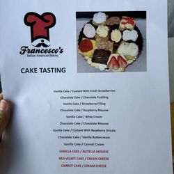 Francesco's Bakery - Cake Tasting