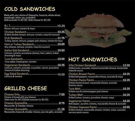 Menu photo 7 Villa Cafe West Hollywood, CA Menu photo 7 Villa Cafe West Hollywood, CA