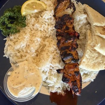 Kabob House - Chicken Kabob Lunch Entrée - Greek Near Me - Sacramento, California Kabob House - Chicken Kabob Lunch Entrée - Greek Near Me - Sacramento, California