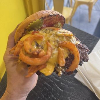 Lets Smash - Triple Smash Burger Combo/ Curly Fries - Burgers Near Me - Los Angeles, California