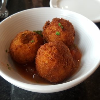 Stripers Waterside Restaurant - happy hour arancini - Seafood Near Me - Kennebunkport, Maine